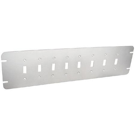 Southwire Box Cover, Junction Box Box Type, 8 Gang, Galvanized Steel, Toggle Cover Type GBTC-8